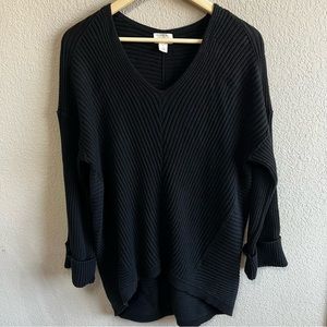 Black slouchy sweater